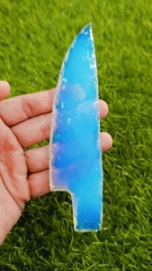 Pugnali in cristallo di opalite 5,5-6" sgranocciati a mano, grande coltello in cristallo di opalite. - Foto 1 di 7