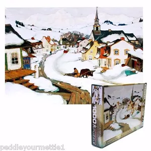 Village in the Laurentians 1000 Teile Puzzle von Eurographics KOMPLETT - Bild 1 von 10