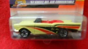 MATCHBOX #47 '57 CHEVY BEL AIR CONVERTIBLE DROP TOPS 1998 MIP FREE USA SHIP - Imagen 1 de 4