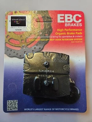 fits: BMW R 60 / 75 / 80 / 90 / 100 1973-1980 NEW EBC FRONT BRAKE DISC PADS FA22 - Image 1 of 3