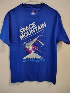HANES DISNEY SPACE MOUNTAIN TOMORROWLAND T-SHIRT - SIZE L - Picture 1 of 6