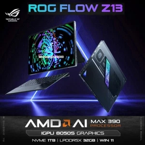 2025 ASUS ROG FLOW Z13 AMD AI 390 32G 1TB 13.4 2.5K 500nits Dolby Vision HDR - Picture 1 of 1