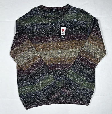 $295 New MONTECHIARO Men's Size X-Large XL US 54 EU Knit Casual Crewneck Sweater - Image 1 of 4