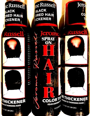 Espesante de color de cabello Jerome Russell NEGRO 3,5 oz Foto 1 de 2