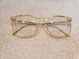 Illesteva Eyeglass frames Hampton C15 Clear Gold 53 19 147 New - Picture 1 of 3