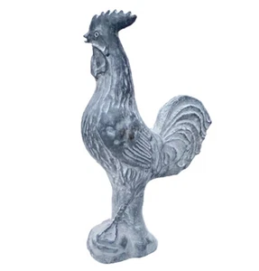 Rooster 23.5 High - Cast Iron - Pewter Finish - Bild 1 von 4