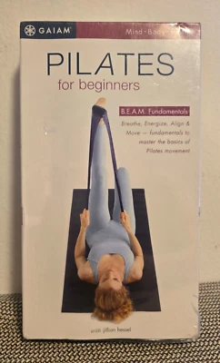 GAIAM: PILATES For Beginners (VHS) With Jillian Hessel NEW, Sealed - Image 1 of 3