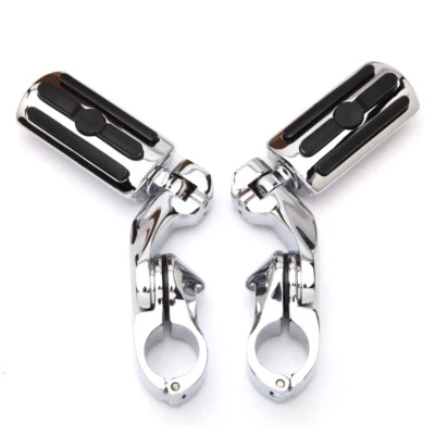 Motorcycle Highway Pegs Foot Pedals Rest Crash Bar Mount Kit For Harley Touring - Image 1 of 4