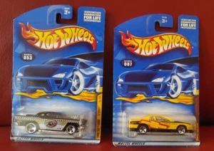 2001 Hot Wheels #53 57 Chevy #87 Monte Carlo Concept- Lot of 2 - Picture 1 of 4