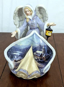 Thomas Kinkade Winter Angels of Light Angel of Glory #5 Bradford Exchange EUC - Picture 1 of 7