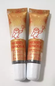 Lote de 2 brillo labial Bath & Body Works MERRY MIMOSA sellado .47 Fl. Oz. - Imagen 1 de 4