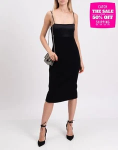 RRP€1990 RALPH LAUREN PURPLE LABEL Sheath Dress US6 IT42 M Wool Blend Made in US - Picture 1 of 10