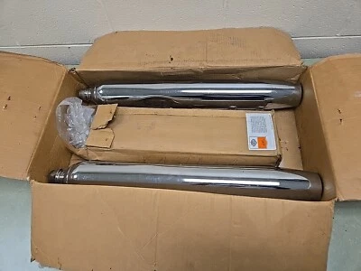 SuperTrapp 628-78052 Internal Disc Series Slip-Ons w/Tapered Cap - Harley NOS - Image 1 of 4