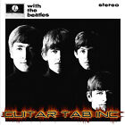 The Beatles Guitar & Bass Tab WITH THE BEATLES Lessons on Disc