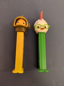 Vintage Pez Dispenser-Pat. #5.9 -China-Chicken Little-Set of 2-A64 - Picture 1 of 4