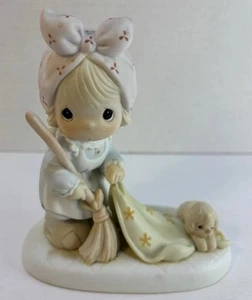 Enesco Precious Moments 1989 barre todas tus preocupaciones 521779 - Imagen 1 de 11