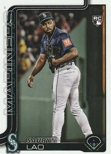 2025 Topps Update Series #US265 Sauryn Lao RC Seattle Mariners - Picture 1 of 2