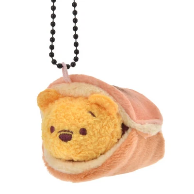 Disney Resort Japan Tsum Tsum Winnie the Pooh Plush Keychain Japanese Sweets - Image 1 of 4
