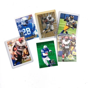 Block of 6 Marshall Faulk Football cards including 2 1994 rookies - Picture 1 of 8