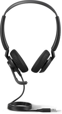 Fone de Ouvido Estéreo com Fio Jabra Engage 50 II Cabo USB-A, Ultra Leve, Preto - Imagem 1 de 4