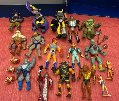 Lote de Figuras de Acción Thundercats Vintage LJN Inc Raro Top Spinner Berserker 1986 Foto 1 de 4