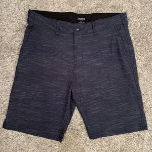 Trunks Shorts Mens 34 Black Pockets 10" Inseam - Picture 1 of 8