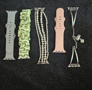 Apple Watch Bands x10 -Blow Out Sale - Assorted Sizes Styles Colors Materials - Zdjęcie 1 z 3