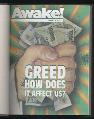 Awake ! 1997 Vol 78 Bound Volume Jehovah's Witnesses Mission Hand Outs JW Hall - Image 1 of 3