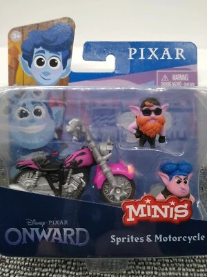 Pixar Onward Minis Sprites y Motocicleta, GMM75-999A - (C22) Foto 1 de 4