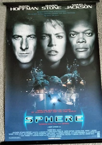 SPHERE 1998 OFFICIAL THEATER MOVIE POSTER 27 X 40 TWO SIDED HOFFMAN STONE JACKSO - Picture 1 of 4