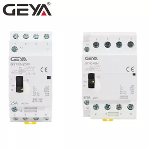 Geya 4P AC Hand-/Autoschütz 16/20/25/40/63A 4NO/2NO2NC 220V Steuerung Househo - Bild 1 von 13