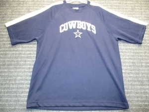 Camiseta de fútbol americano del equipo azul y blanco grande de los Dallas Cowboys para hombre talla L - Imagen 1 de 14