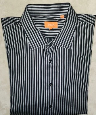 Nueva camisa de vestir a rayas Tallia XXL/18,5 alfileres para hombre Foto 1 de 3
