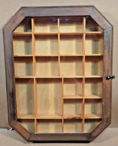 Vintage Home Decor Shadow Box w/ Closing Glass Door 15" by 12" - Picture 1 of 10