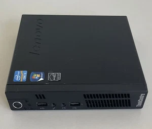 Lenovo ThinkCentre M72e Tiny Computer MT-M 4004-B8U Windows Desktop PC i3 - Picture 1 of 11