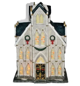 Christmas Church '95 Mercuries Grandeur Noel Victorian Village Porcelain - Picture 1 of 10