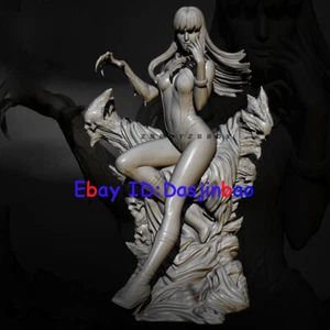 Vampire Woman 1/24 Unpainted Resin Female Figure Model Kit Unassembled GK 75MM - Imagen 1 de 2