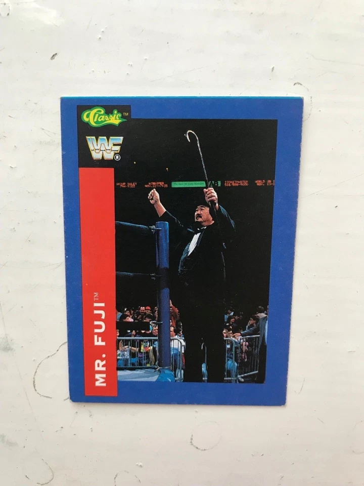 1991 WWF CLASSIC TRADING CARD SERIES - MR. FUJI #47 HASBRO WWE WRESTLING - Image 1 of 1