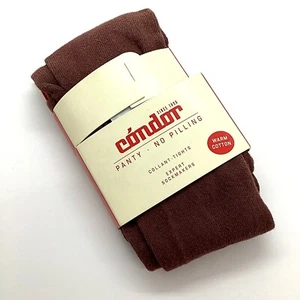 Collant coton plat marron tricot Condor enfant taille 2 - Photo 1/9