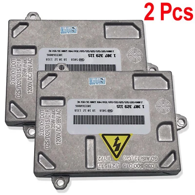 2Pcs Xenon Ballast HID Headlight For 2006-2008 Cadillac DTS Saab 9-7x 1307329115 - Image 1 of 4