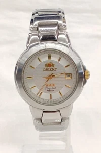 ORIENT UN71-C0 Quartz Men's Watch White Dial Analog Round Face From Japan - Picture 1 of 9