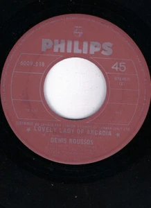 Demis Roussos - Lovely Lady Of Arcadia / Shadows (7", Single) - Picture 1 of 4