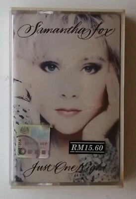 Just One Night by Samantha Fox Rare 1991 Malaysia Cassette Tape Brand New - Image 1 of 3