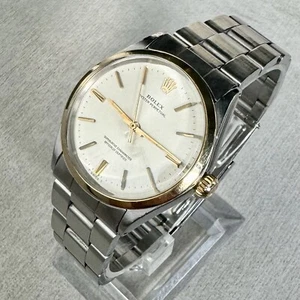 Rolex Oyster Perpetual 1002 Automatic Rare Gold Indices on 78350 Oyster Bracelet - Picture 1 of 20