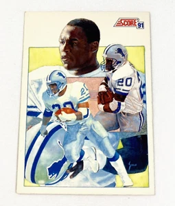 1991 Score Barry Sanders #663 Detroit Lions Vintage Football Karte - Bild 1 von 8