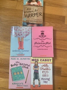 Young Adult Girls Scholastic Books Lot Of 5 - Picture 1 of 2