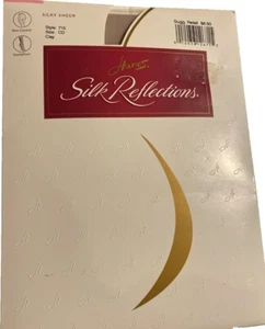 Vintage-Hanes Silk Reflections Pantyhose Silky Sheer Size CD, Clay. New. - Picture 1 of 2