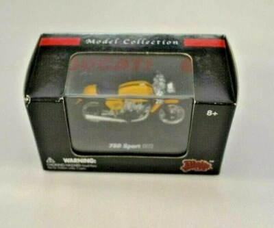 MALIBU INTERNATIONAL MODEL COLLECTION 1973 DUCATI 750 SPORT YELLOW 1:32 SCALE - Image 1 of 3