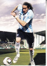 2012 Futera World Football Unique #76 Jonas Gutierrez 
