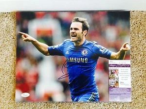 Juan Mata Signed Autograph 11x14 Photograph Manchester United F.C Soccer JSA - Picture 1 of 2